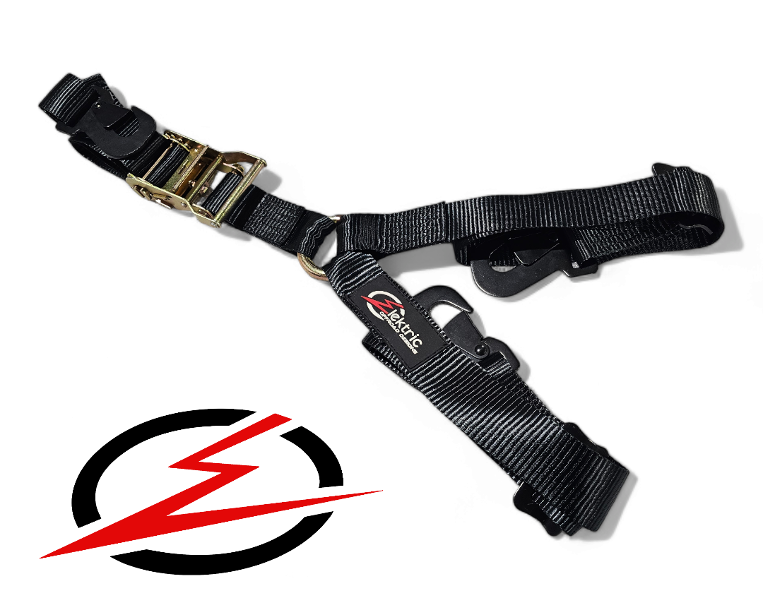EOD Tire Y Strap webbing and stitching close-up showing heavy-duty construction