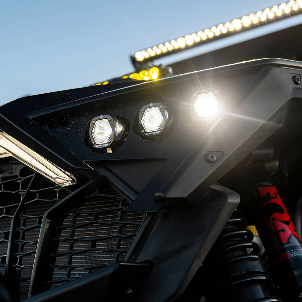 S1 Triple LED/Laser Headlight Kit - Polaris Pro R / Turbo R / Pro XP