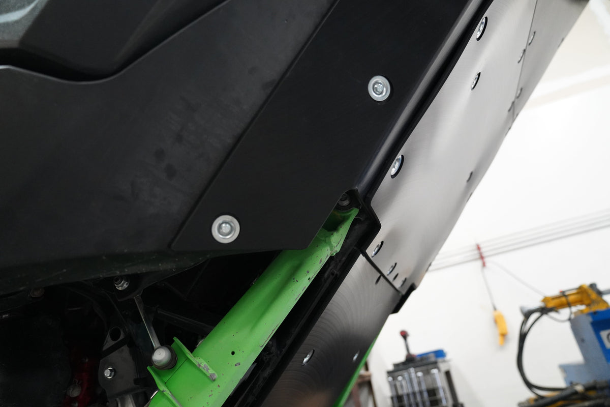 Kawasaki Teryx H2 UHMW Skid Plate and Rock Sliders