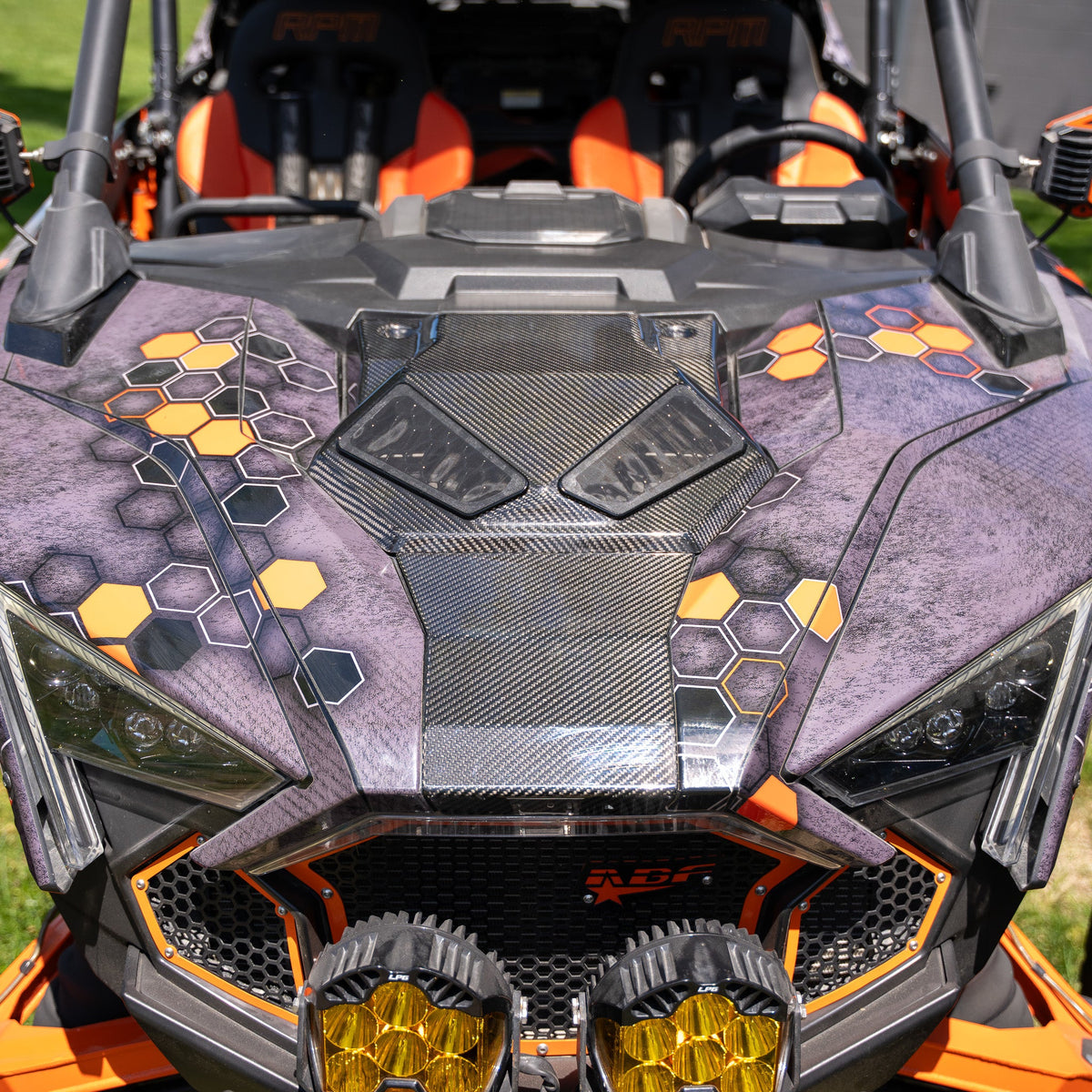 RPM Polaris Pro Model Carbon Fiber Nose Panel - Pro R, XP, S, Turbo R