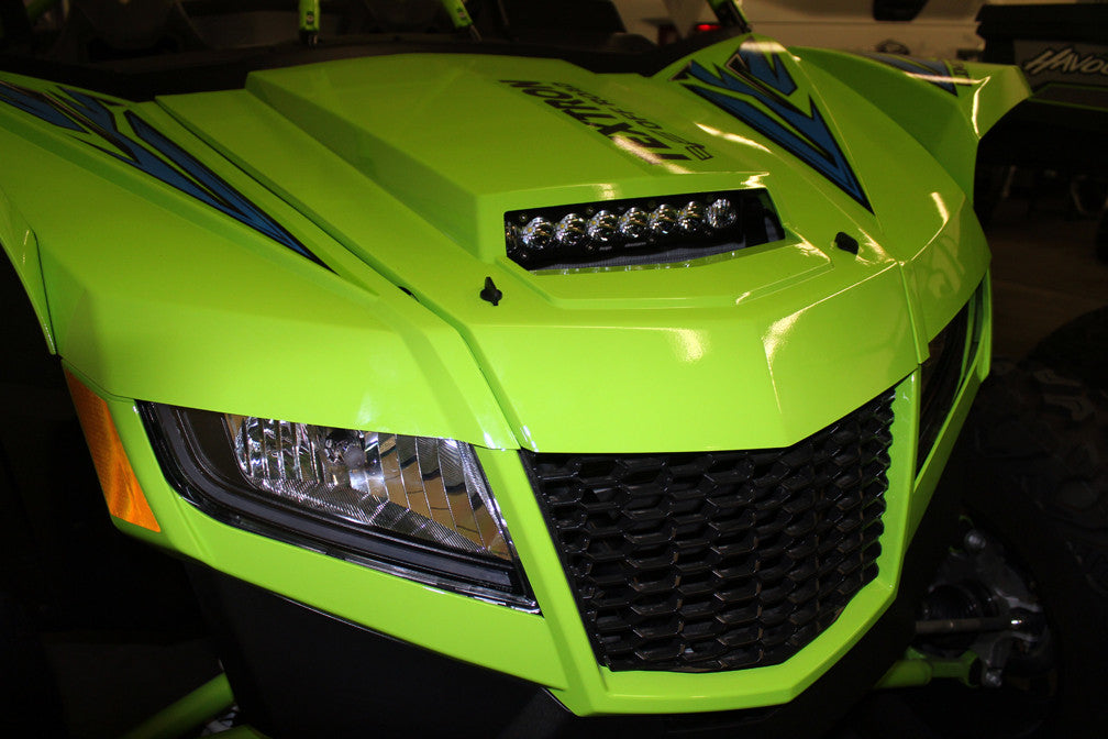 S8 10 Inch Grille Mount Light Bar Kit w/Facia - Arctic Cat 2020-21 Wildcat XX; Textron 2018-19 Wildcat XX