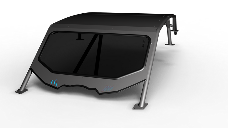 RZR Pro R 2 Seat Radius Windshield Kit