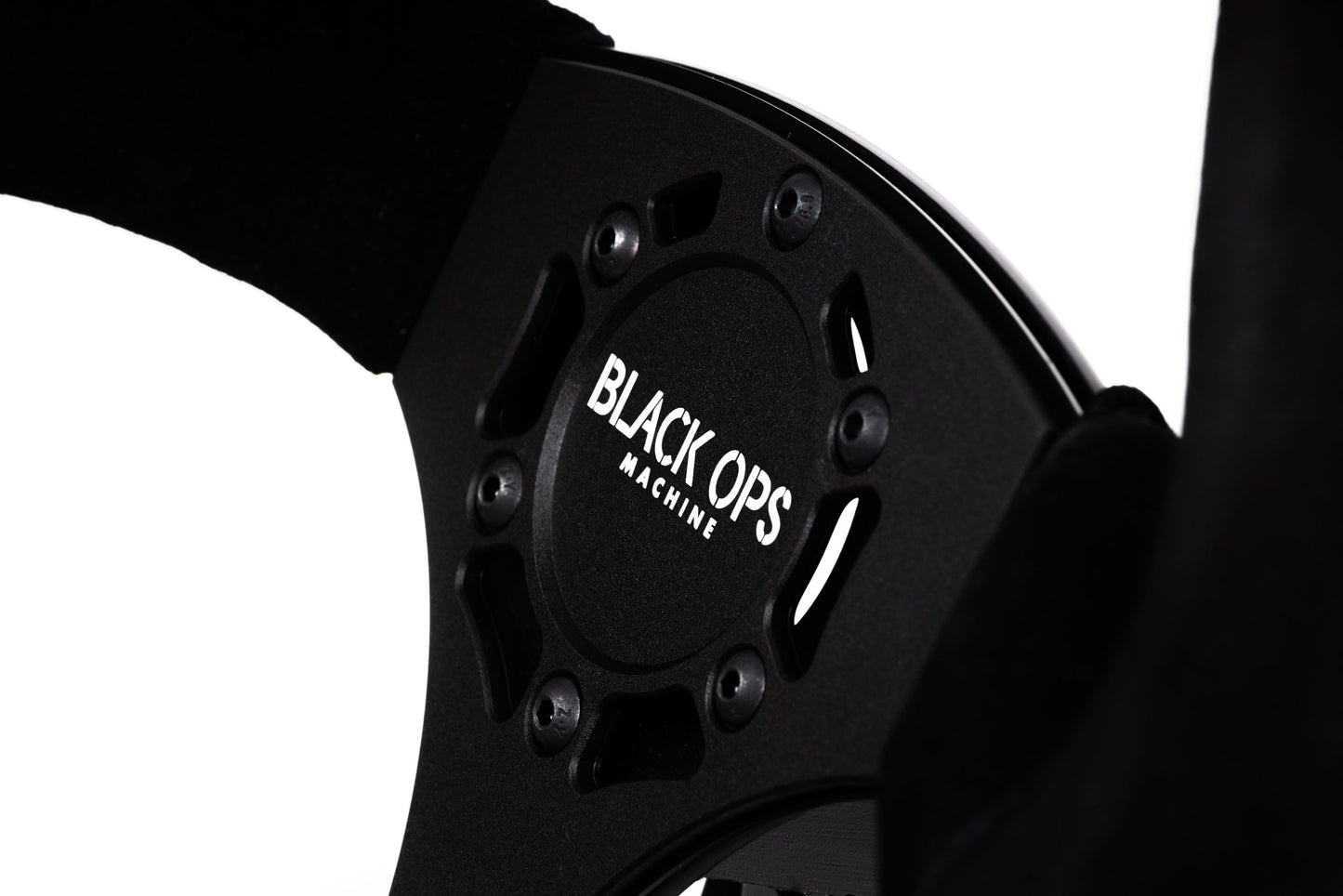 Black Ops Steering Wheel - Suede