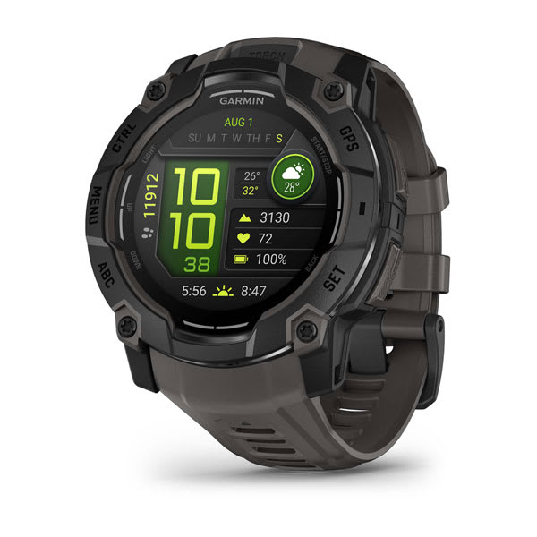 Instinct® 3 – 50 mm, AMOLED, Black with Charcoal Band