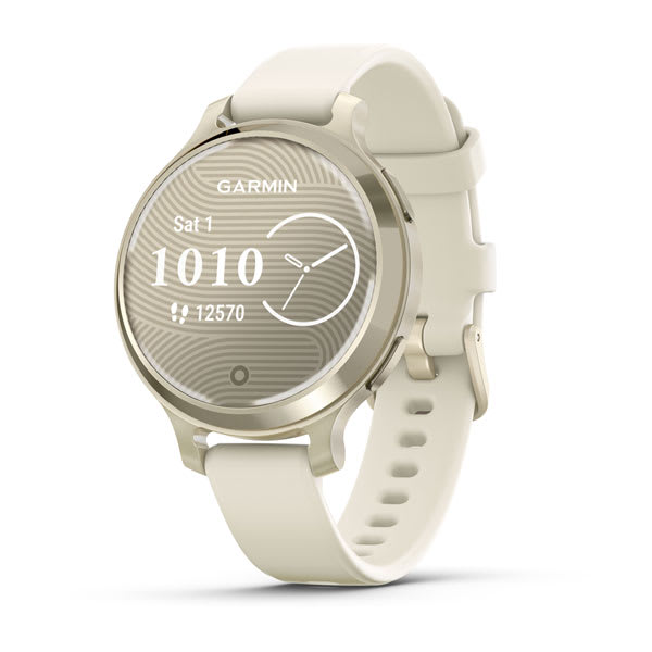 Lily® 2 Active, Lunar Gold with Bone Silicone Band