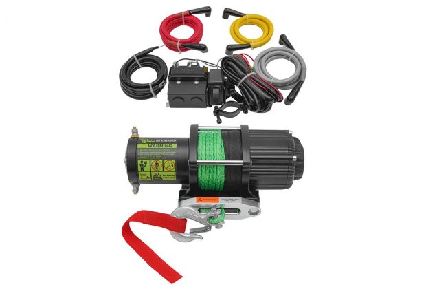 VooDoo Offroad Summoner 4500lb UTV Winch w/ 50 Foot Synthetic Rope VooDoo Offroad
