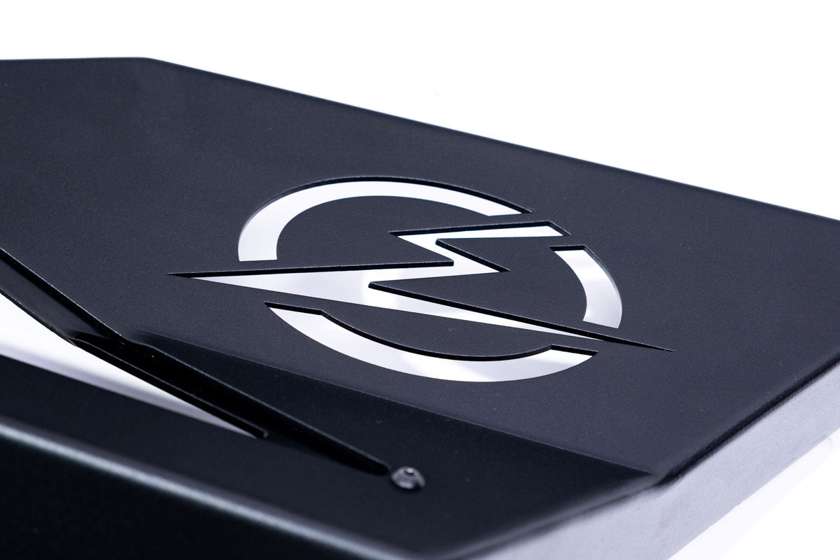 Volt Series Rock Sliders shown for 4-seat Can-Am Maverick X3 demonstrating both-side coverage