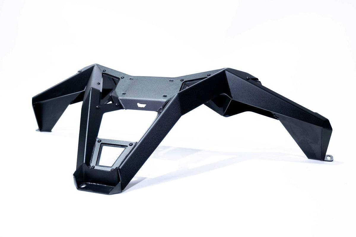 Modern steel construction detail on Can-Am Maverick X3 Volt Series Rear Bumper showing weld quality