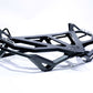 Overhead view of Can-Am Maverick X3 Baja tire rack showing storage and tire mount layout