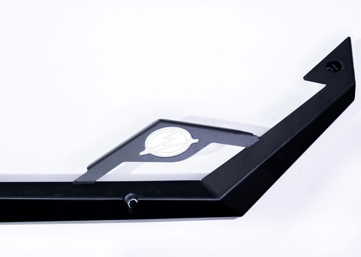 Weld and construction detail on Polaris RZR Volt rock sliders