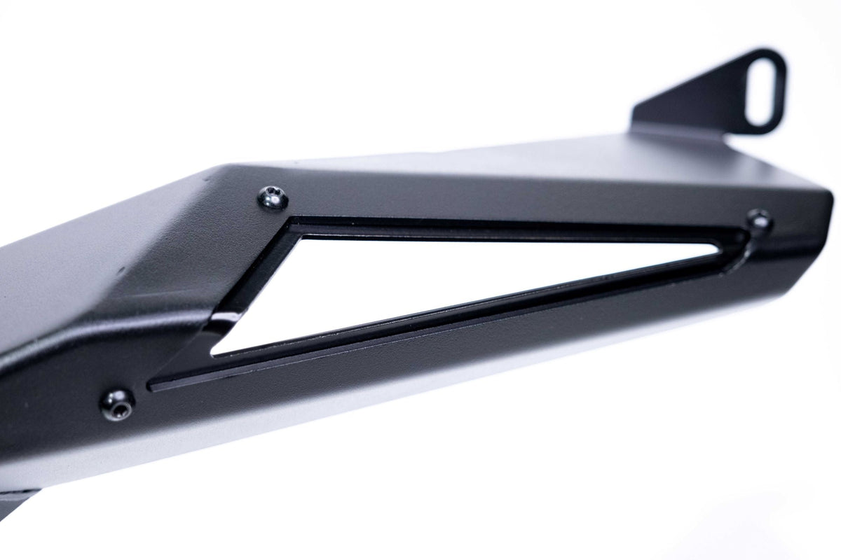 Installed Volt Series Rear Bumper on Can-Am Maverick X3 demonstrating clean body-line fitment