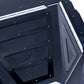 Billet aluminum badge detail on Polaris RZR Volt Series Baja bed box