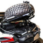 Hidden storage area beneath spare tire on Can-Am Maverick X3 Volt Series Baja rack