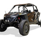 10-inch LED light bar bracket detail on Polaris RZR Pro R Volt front winch bumper