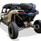 35-inch spare tire mounted on Can-Am Maverick X3 Volt Series Baja tire rack