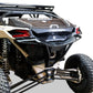 Baja Bed Box lid open on Can-Am Maverick X3 showing secure interior storage and dual gas strut assist