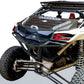 Satin black aluminum skid plate detail on Can-Am Maverick X3 Volt Series Rear Bumper