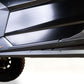 Steel slider construction detail on Can-Am Maverick X3 4-seat Rock Sliders showing weld quality