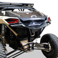 Side angle of Volt Series Rear Bumper on Can-Am Maverick X3 showing body-line fitment