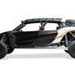 Passenger side view of Can-Am Maverick X3 Baja spare tire carrier