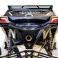 Volt Series Rear Bumper installed on Can-Am Maverick X3 showing modern steel design and hammer black powder coat finish