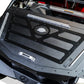 Dual latch closure detail on Can-Am Maverick X3 Volt Series Baja Bed Box keeping lid shut on rough rides