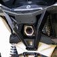 Hammer black powder coat finish detail on Can-Am Maverick X3 Volt Series Rear Bumper