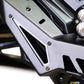 Angled detail ofCan-Am Maverick X3 Volt Series Winch Bumper showing slim profile and satin black accent panels