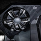 UTV Stereo speaker mounted in a black textured housing