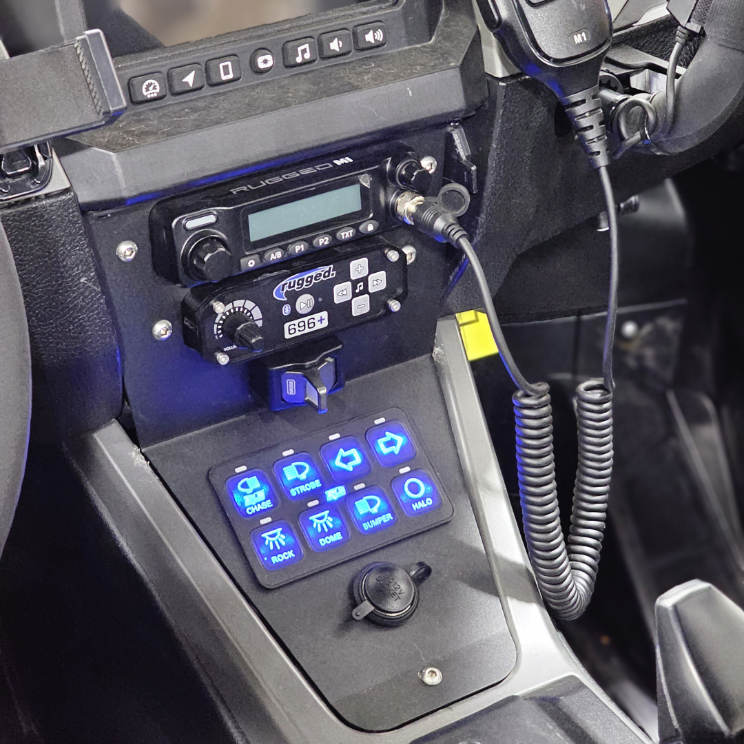 POLARIS 2025 and Newer RZR PRO SERIES PRO8 + RUGGED DASH MOUNT SHORT