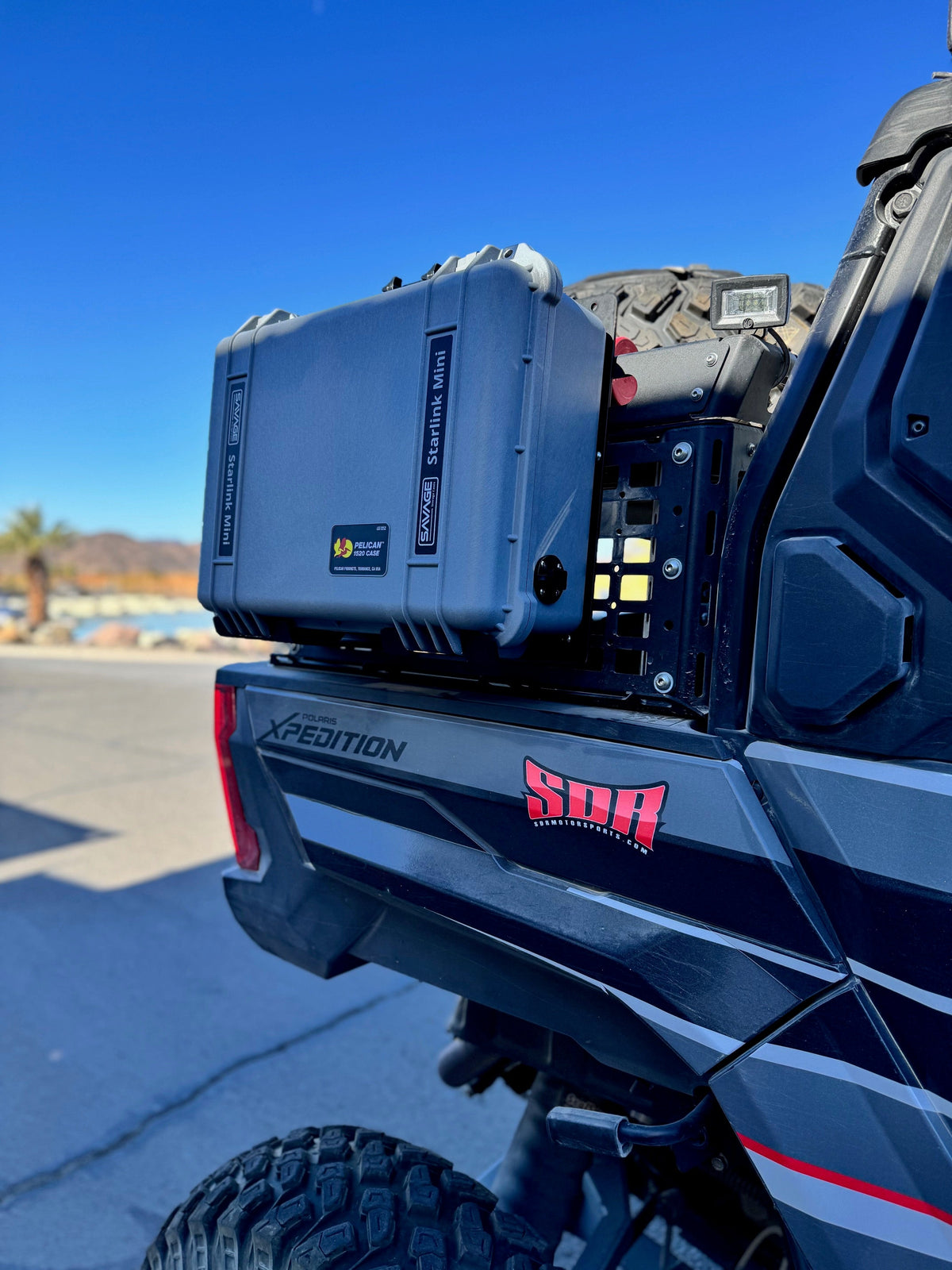 Overland Pelican Case with Easy Release Mount