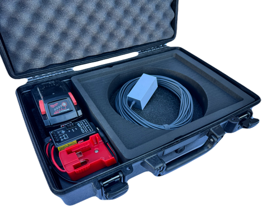 Starlink Mini Case with a Milwaukee or Dewalt Powering Kit