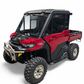 Hammer black powder coat finish detail on Can-Am Defender 2-seat Volt Rock Steps