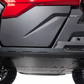 Steel slider and satin black aluminum accent plate detail on Can-Am Defender 2-seat Volt Rock Steps