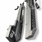 Steel slider construction and weld detail on Can-Am Defender 2-seat Rock Steps