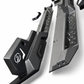 Angled view of Can-Am Defender 2-seat Rock Steps showing step depth and slider profile