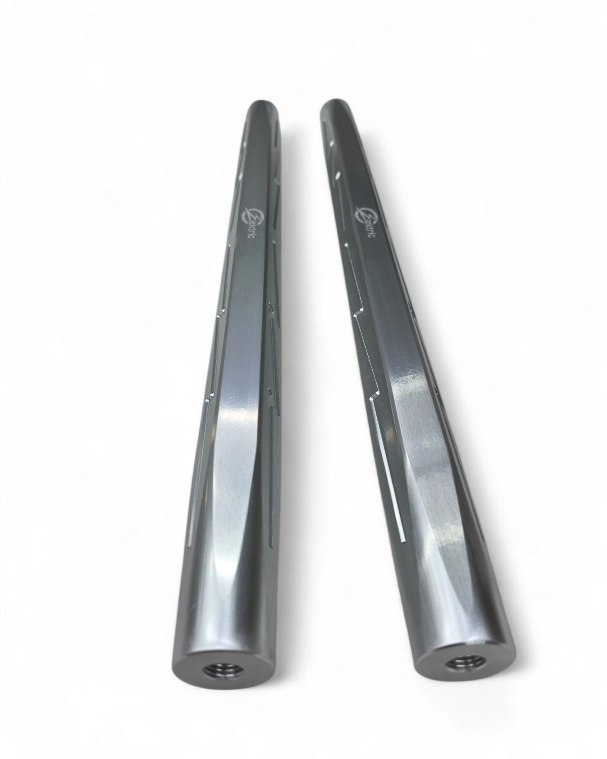 Billet Tie Rods installed on 2017+ Can-Am X3 Maverick RS 72 in hard anodized clear