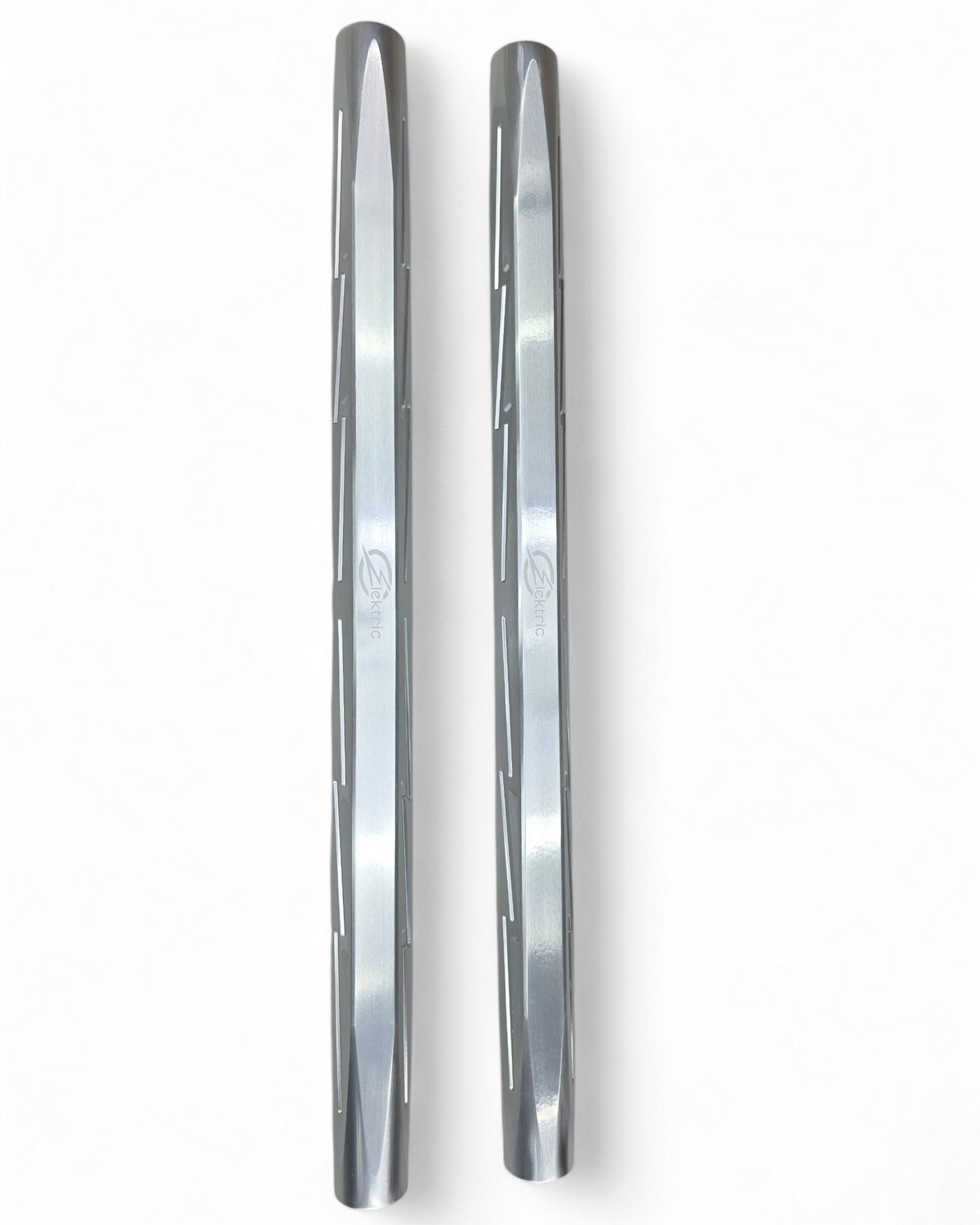 Can-Am X3 clear billet tie rod showing factory rod end compatibility