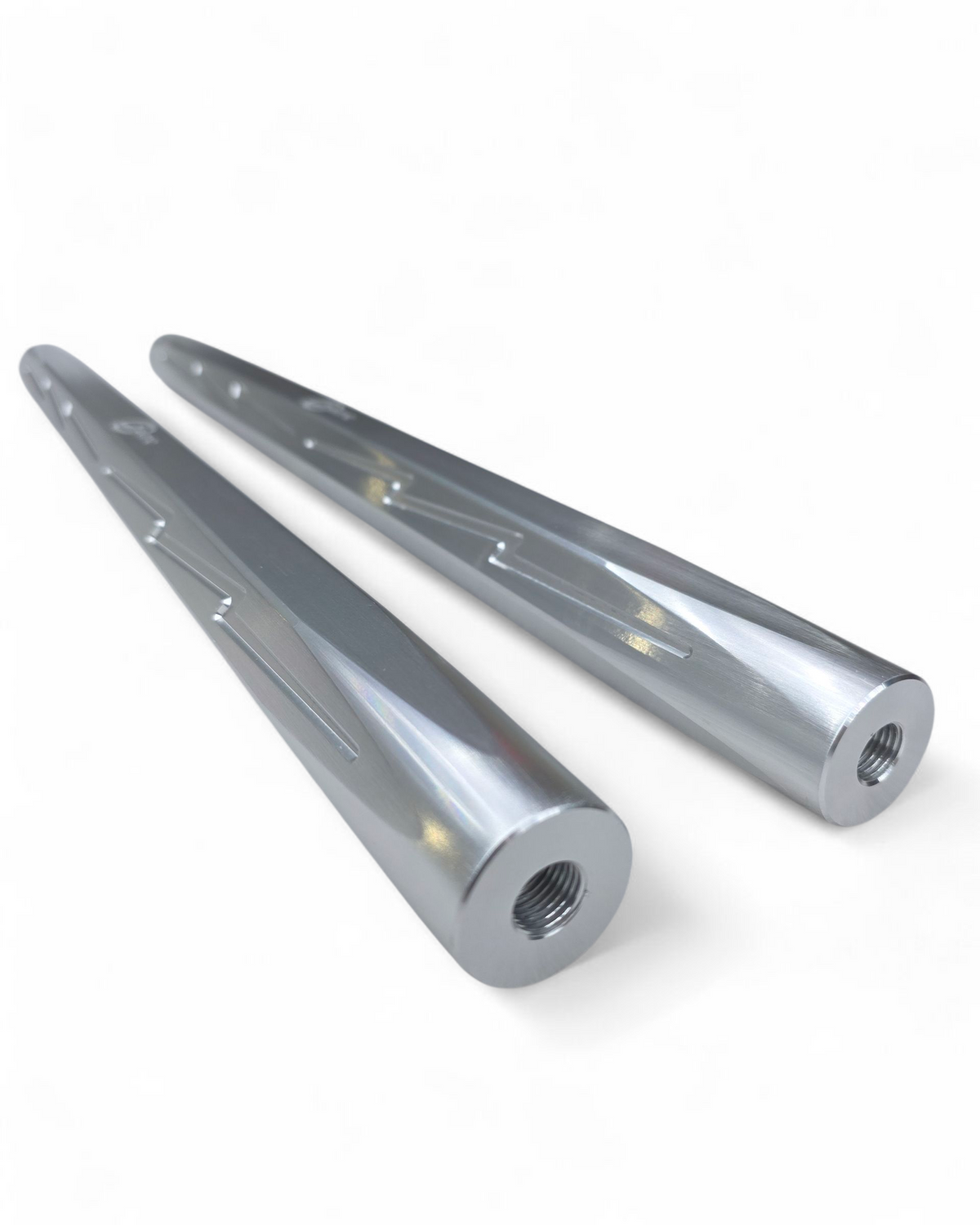 6061 billet aluminum construction detail on Can-Am X3 clear tie rod