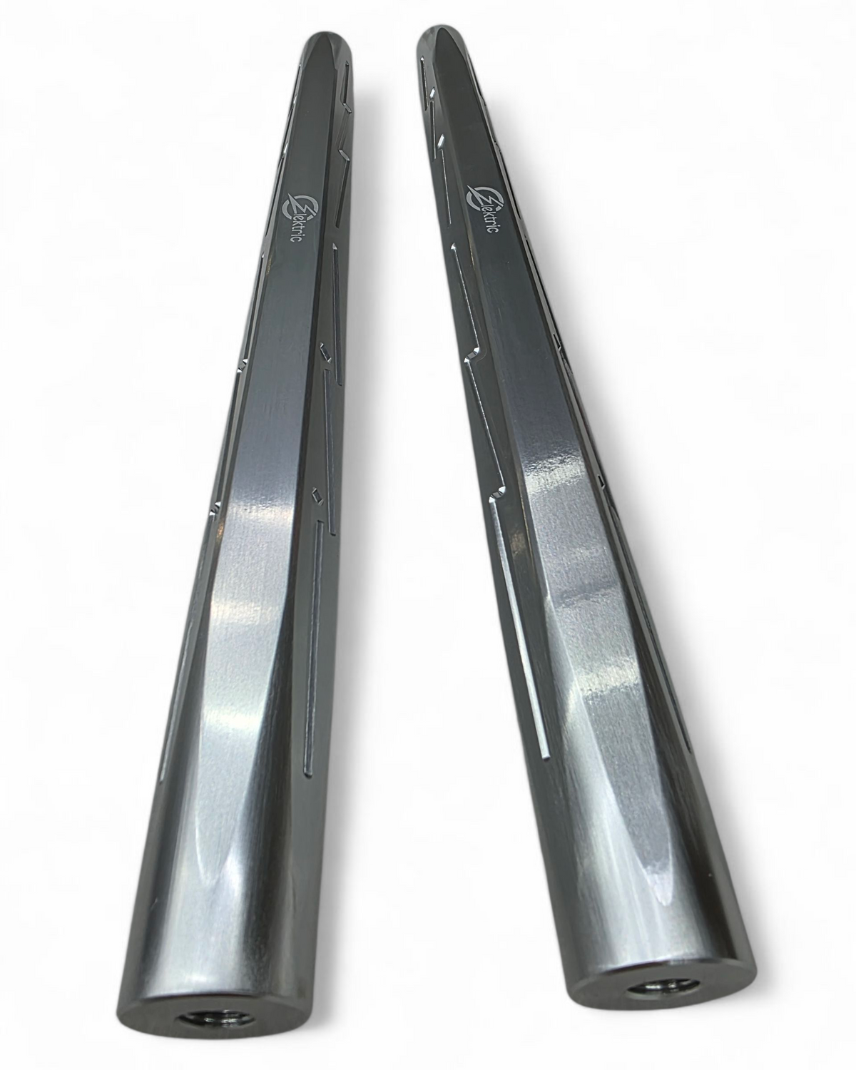 Hard anodized clear finish on Can-Am X3 billet tie rod