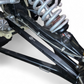 Can-Am X3 Billet Tie Rods shown solo in clear displaying full 6061 aluminum construction