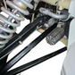 Can-Am X3 tie rod shown installed on the steering assembly