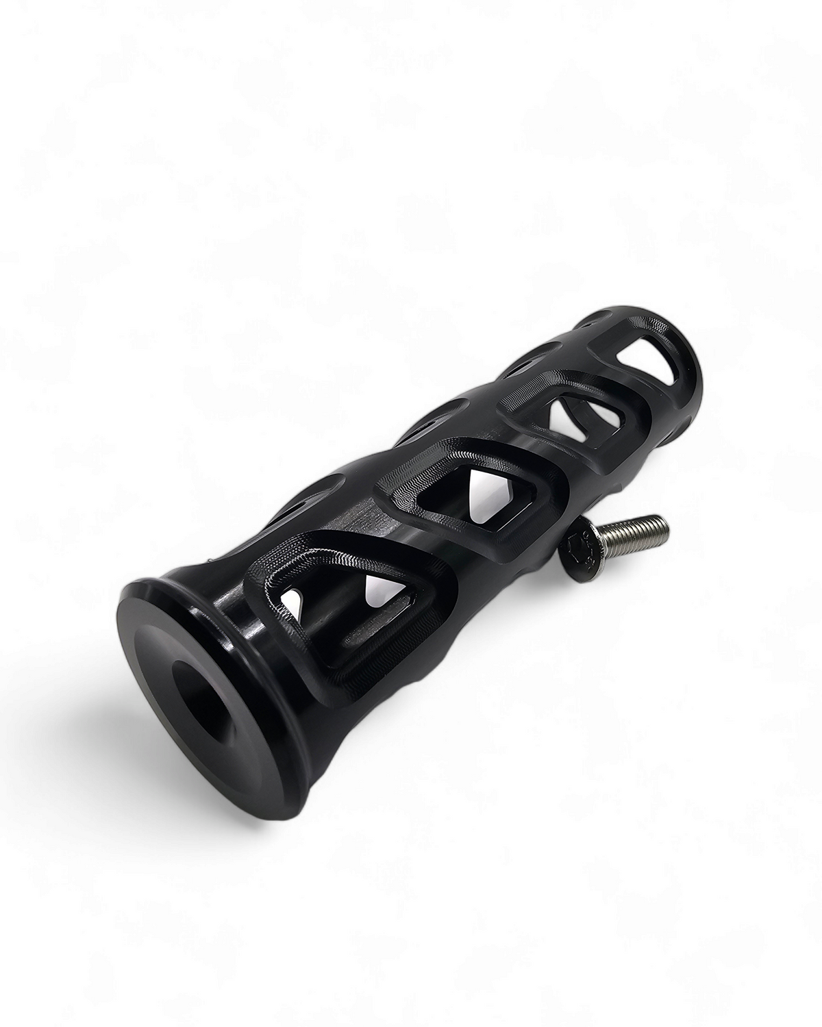Can-Am X3 grab handle showing ergonomic design and CNC billet construction