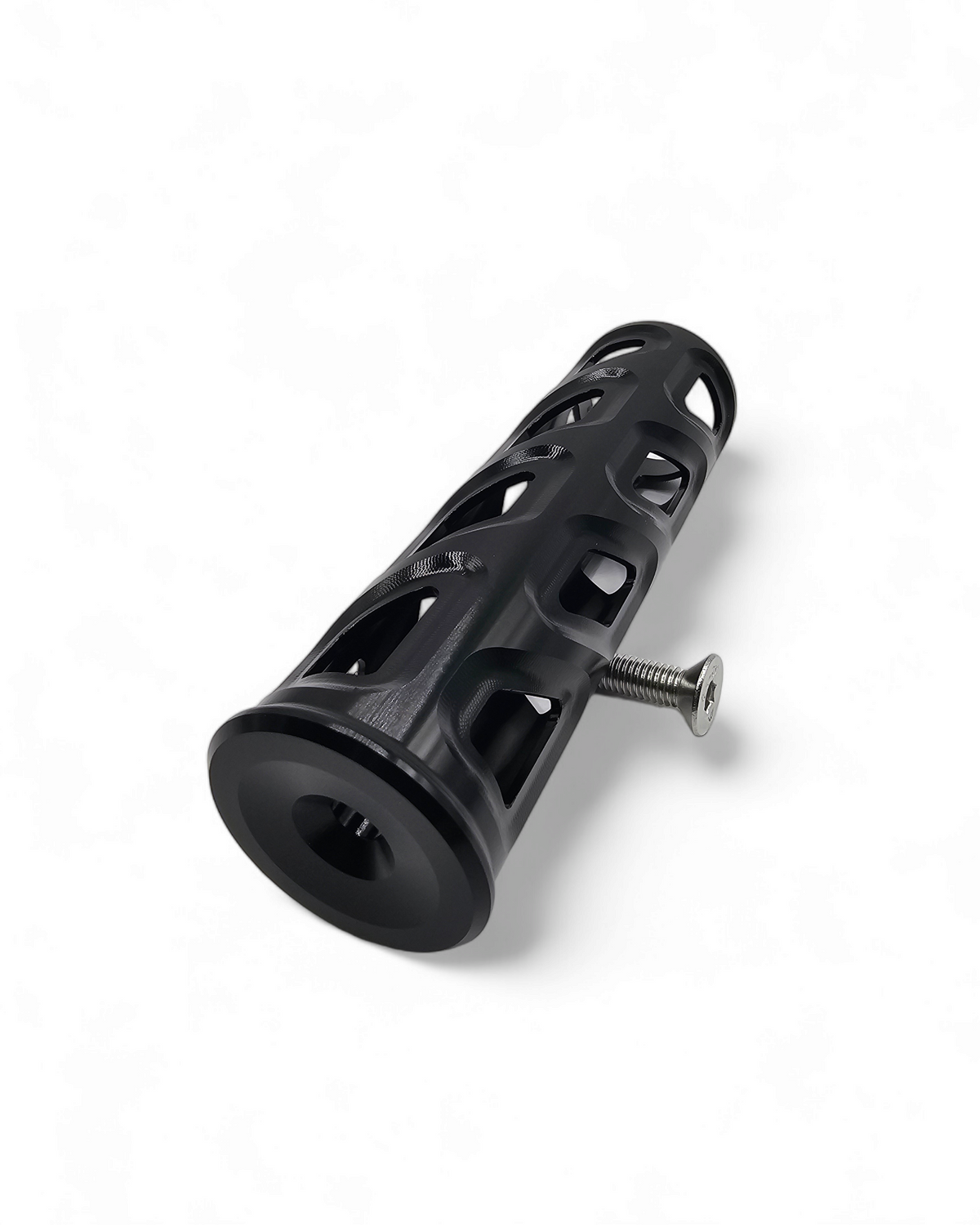 CNC billet aluminum construction detail on Can-Am X3 grab handle