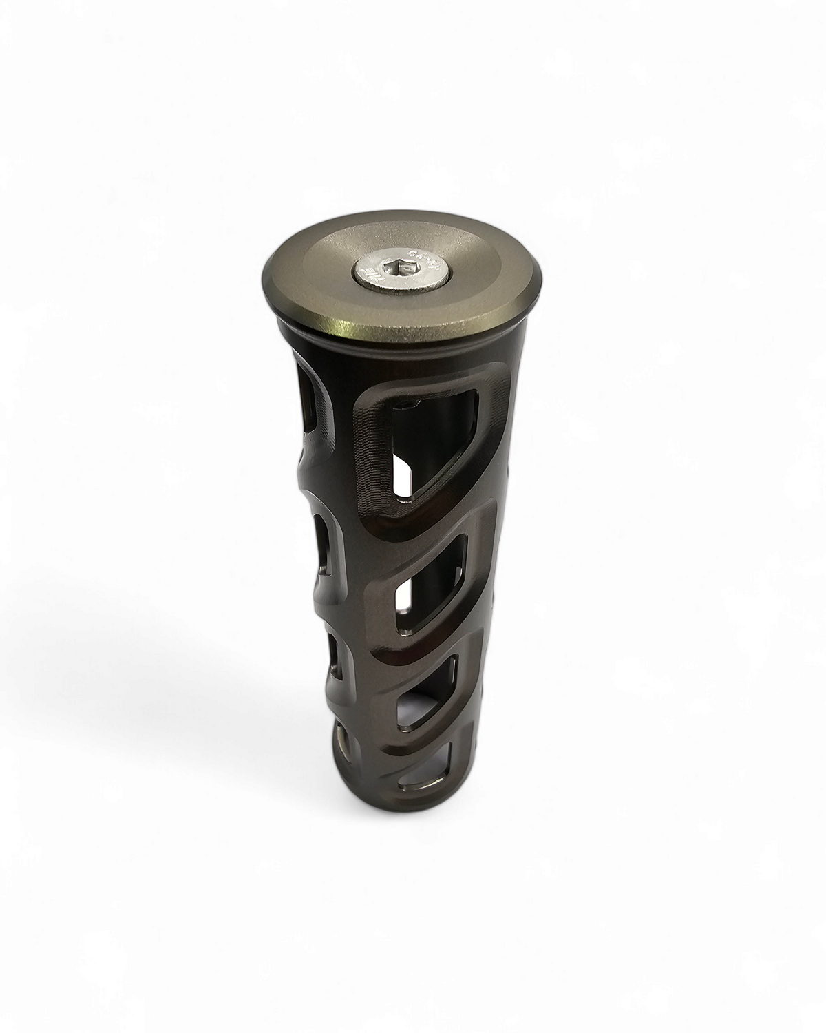 Grab Handle installed on 2017-2025 Can-Am X3 Maverick in hard anodized gunmetal billet aluminum