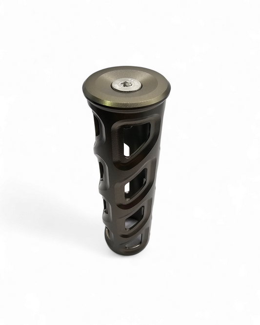 Grab Handle installed on 2017-2025 Can-Am X3 Maverick in hard anodized gunmetal billet aluminum