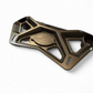 6061 CNC machined billet aluminum detail on Can-Am Maverick X3 gun metal upper shock mount brace