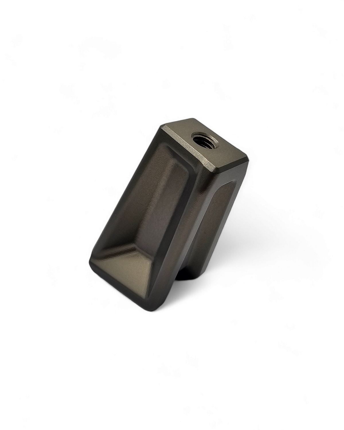 Hard anodized gunmetal finish on Can-Am X3 shift knob