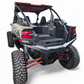 License plate mounting provision on Kawasaki KRX 1000 rear bumper