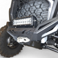 Polaris RZR Pro XP Volt front winch bumper shown on the trail demonstrating front-end protection